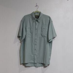 Drake Clothing Company Green Short Sleeve Button Down Sz M